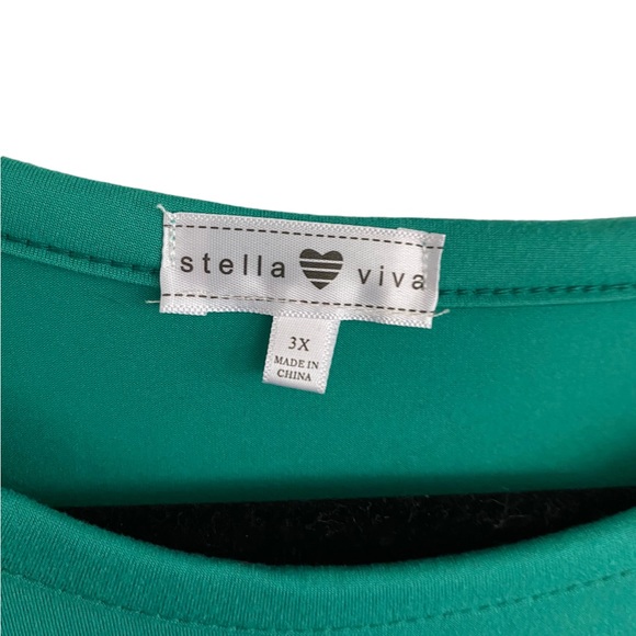 Stella Viva Plus Size Y2K Sinched Side Crop Top Size 3x - Picture 3 of 4